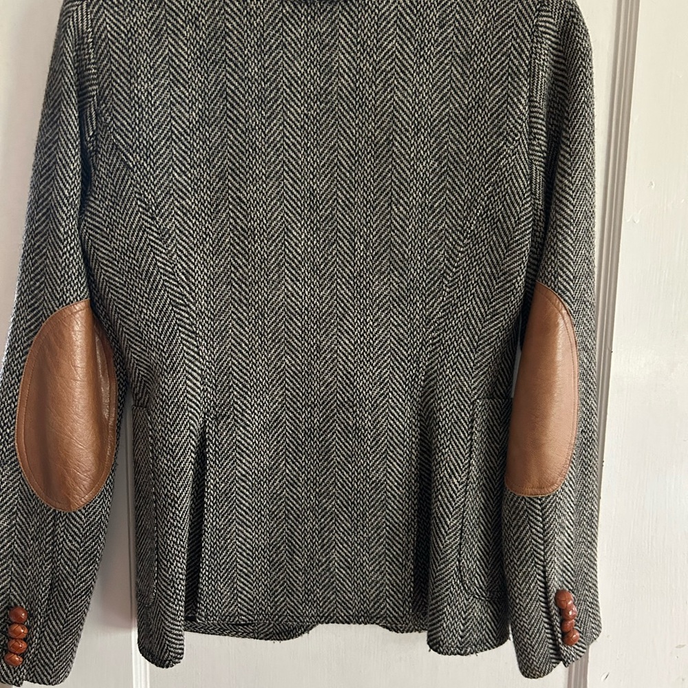 Smythe Grey Tweed Women's Blazer - Picture 7 of 9